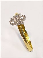 Anello Vidali Gioielli Donna in Oro giallo Zircone ANOR-85-34 - ANOR-85-34